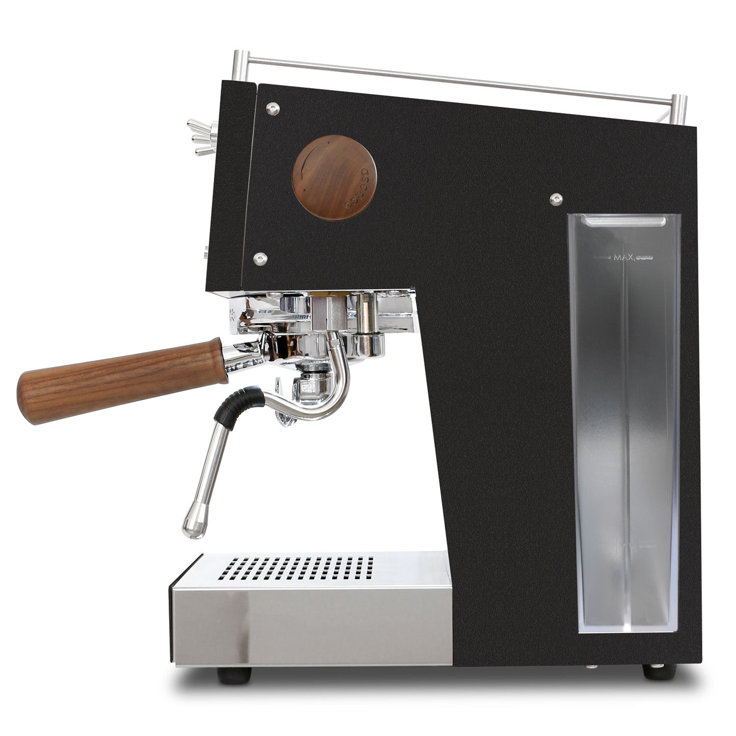 Steel DUO PID Espresso Machine – Dual Thermoblock, Programmable, 120V (Black)