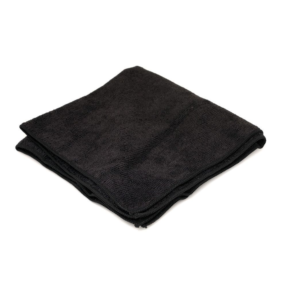 Microfiber Black Cloth Towel 16 x 16