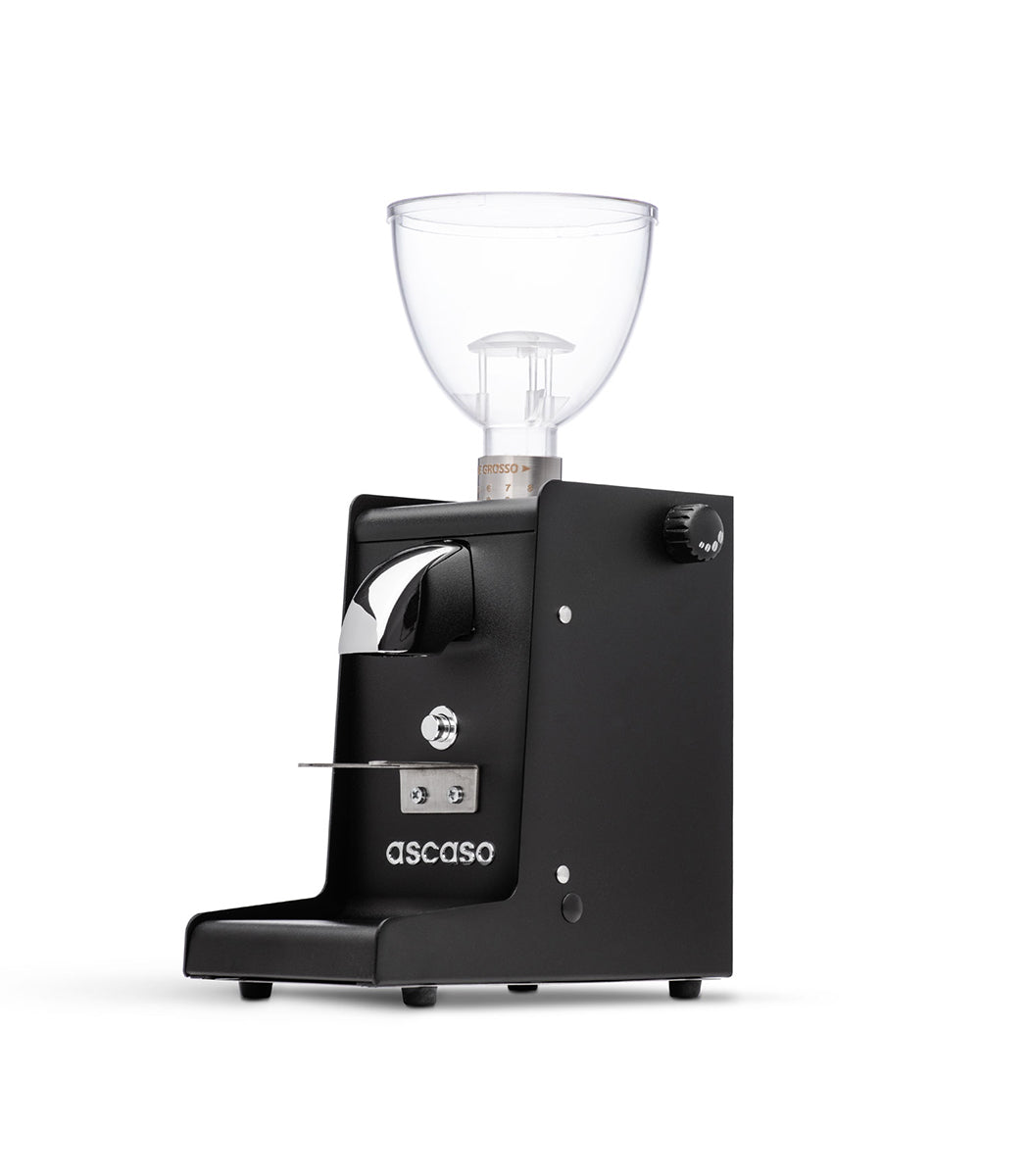 i-STEEL Flat Burr Coffee Grinder, 54MM (Black)