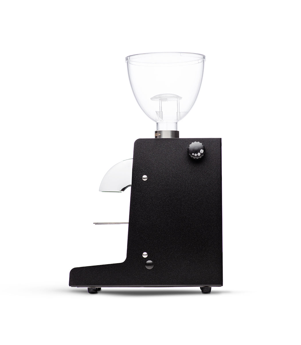 i-STEEL Flat Burr Coffee Grinder, 54MM (Black)