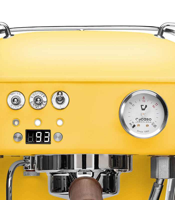 Dream PID, Programmable Home Espresso Machine w/ Volumetric Controls, 120V (Sun Yellow)