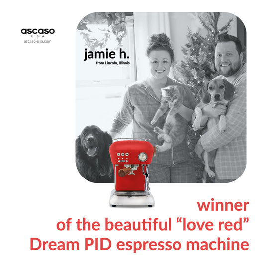 Congratulations Jamie H. from Lincoln, Ill.  Winner in Ascaso-USA Dream PID Giveaway