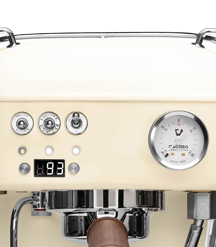 Refurbished Dream PID, Programmable Home Espresso Machine w/ Volumetric Controls, 120V (Sweet Cream)
