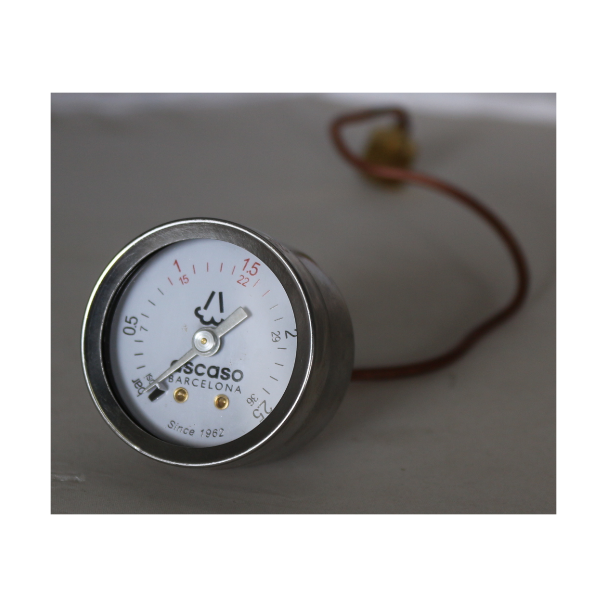 Ascaso Baby T Boiler Pressure Gauge with Capillary