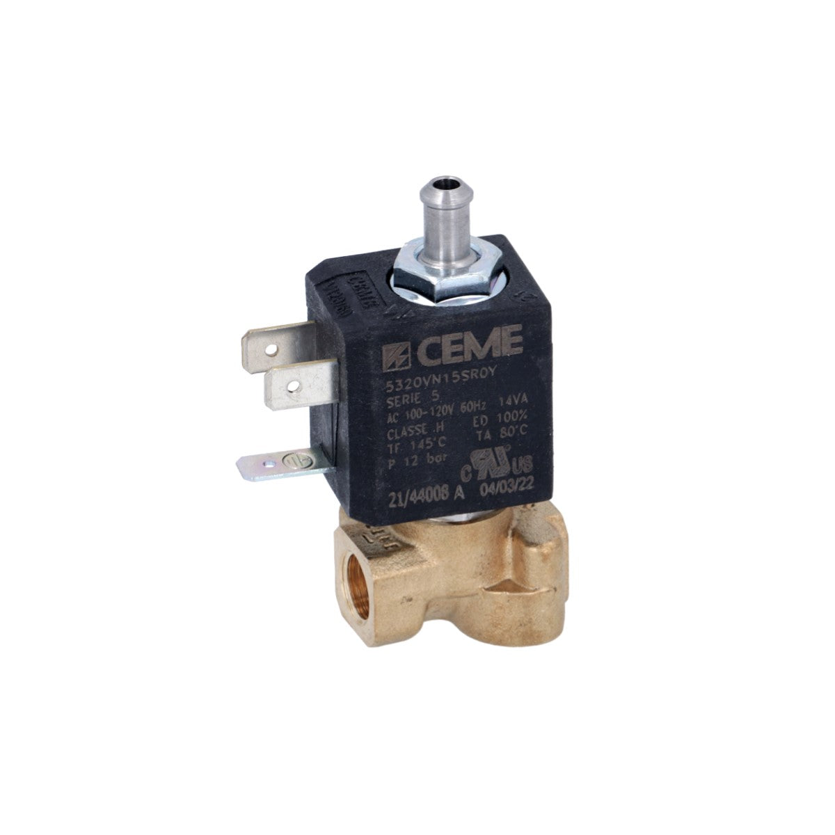 120V 1/8" F x 1/8" F Three-Way ODE Solenoid