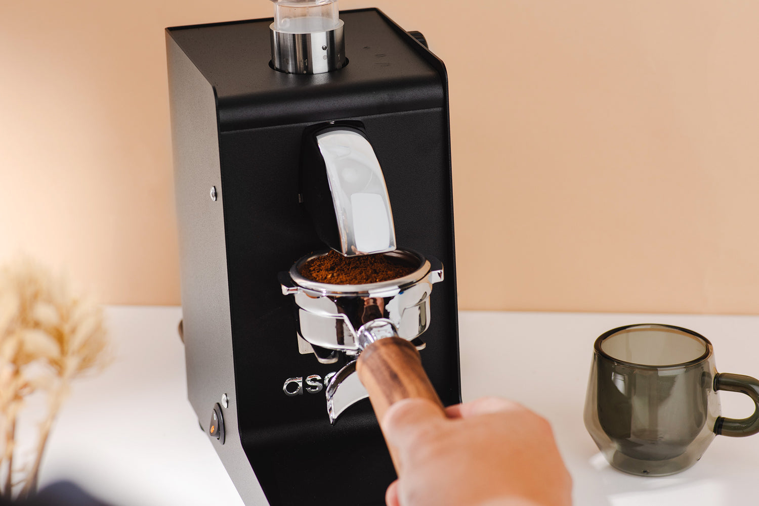 i-mini Flat Burr Coffee Grinder, 54MM (White) – AscasoUSA