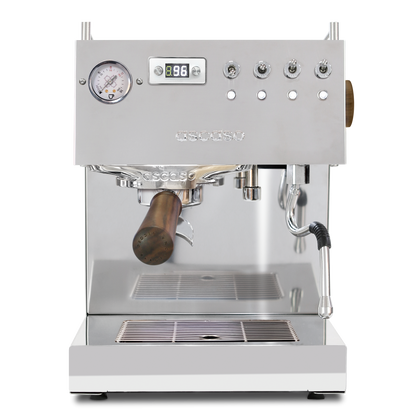 Steel DUO PID Espresso Machine – Dual Thermoblock, Programmable, 120V (Inox)
