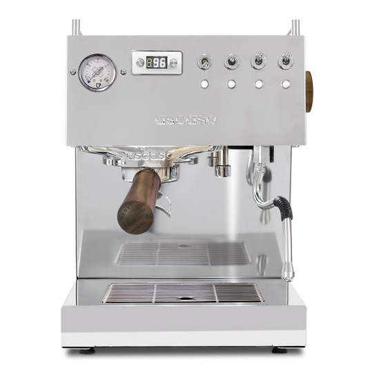 Steel DUO PID Espresso Machine – Dual Thermoblock, Programmable, 120V (Inox)