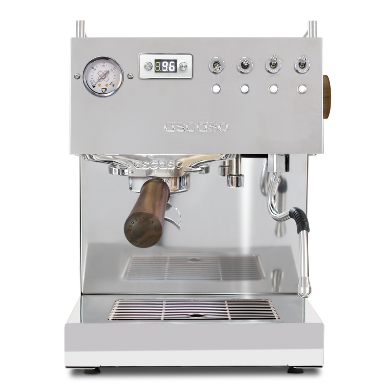 Steel DUO PID Espresso Machine – Dual Thermoblock, Programmable, 120V (Inox)