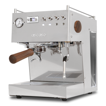 Steel DUO PID Espresso Machine – Dual Thermoblock, Programmable, 120V (Inox)