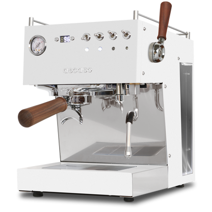 Ascaso Steel DUO PLUS PID Espresso Machine – Dual Thermoblock, Programmable, 120V (White)