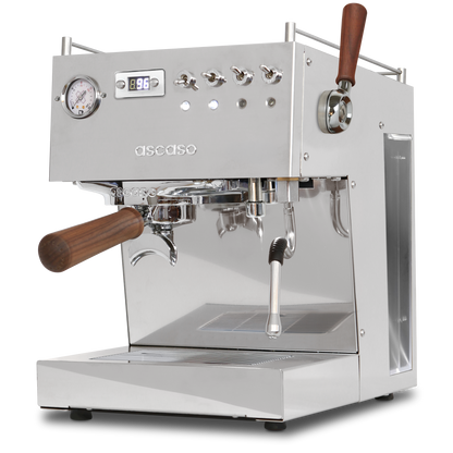 Ascaso Steel DUO PLUS PID Espresso Machine – Dual Thermoblock, Programmable, 120V (Inox)
