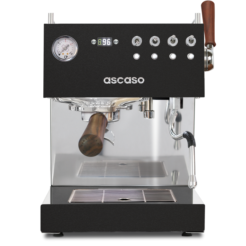 Ascaso Steel DUO PLUS PID Espresso Machine – Dual Thermoblock, Programmable, 120V (Black)