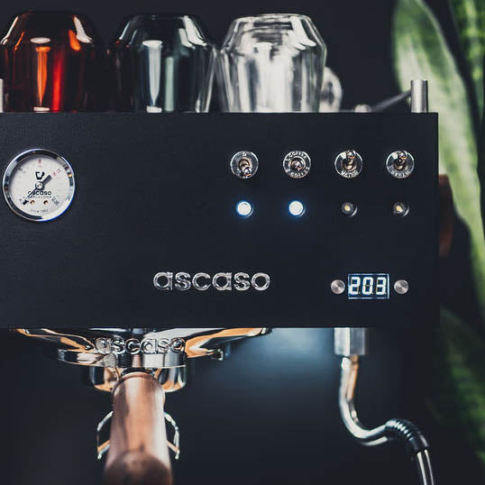 ascaso steel uno espresso machine controls