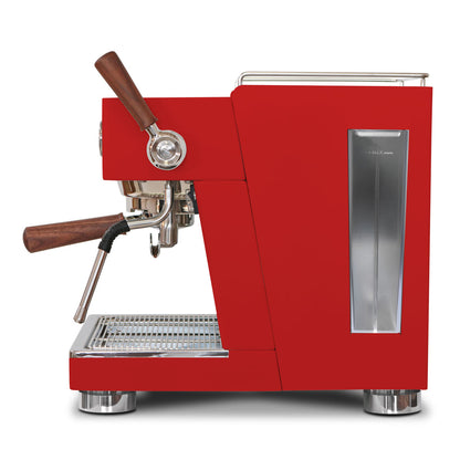 ascaso baby t single group espresso machine in red