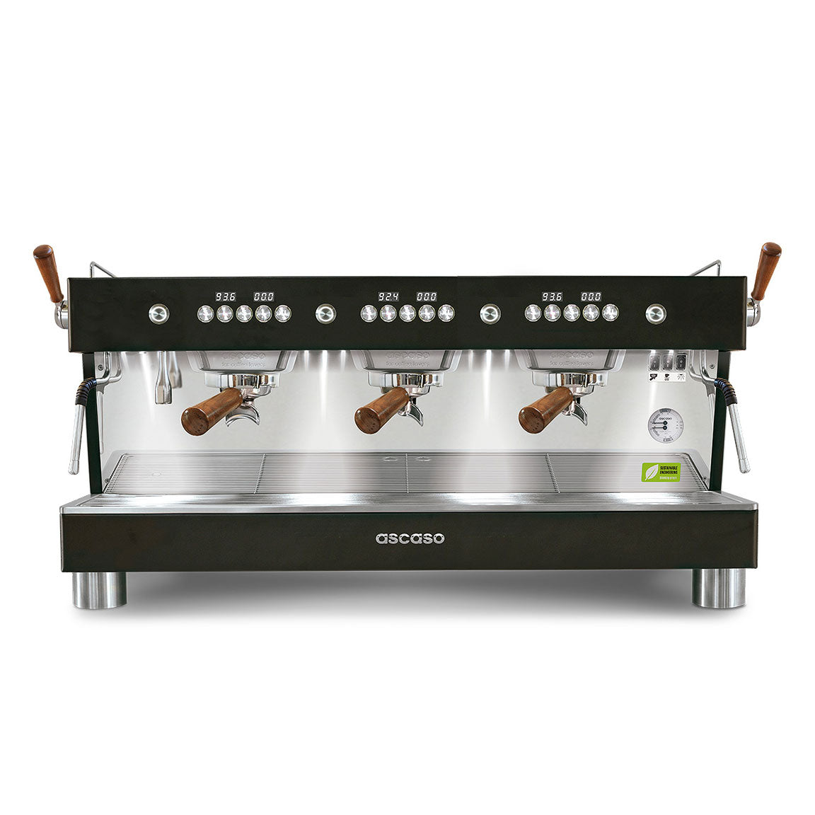 ascaso black 3 group barista t espresso machine