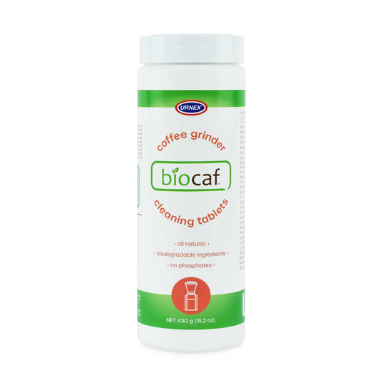 urnex biocaf grinder cleaning tablets 15.2 ounce bottle