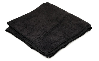 black microfiber cloth