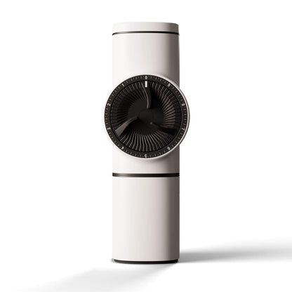 white pietro manual coffee grinder
