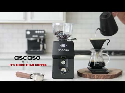 ascaso h64 grinder video