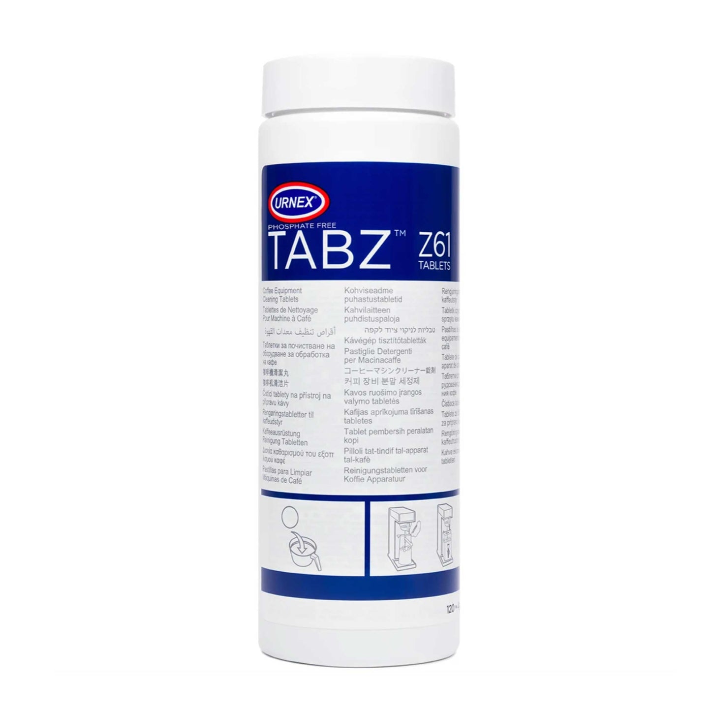 urnex tabz z61 coffee brewer cleaner tablets