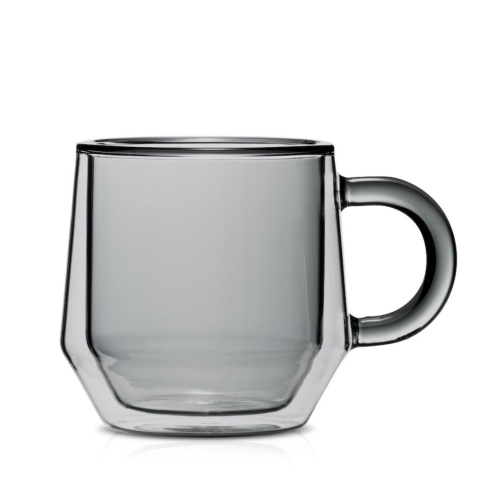 Double Wall Glass Espresso Cups, Set of 2