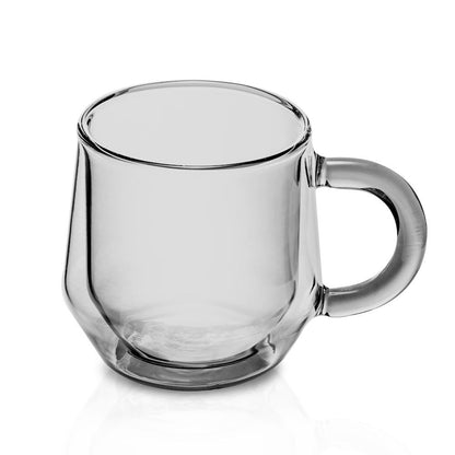 Reviewed: Double Wall Glass Coffee mugs, 16 Ounces-Clear Glass