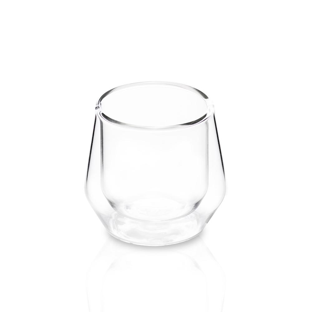 Double Wall Glass Espresso Cups, Set of 2