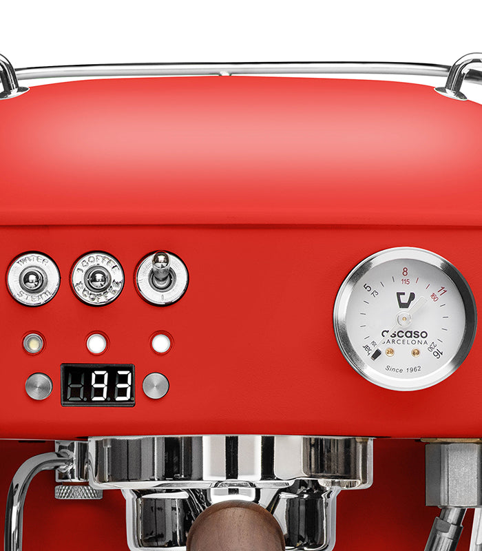 Dream PID, Programmable Home Espresso Machine w/ Volumetric Controls, 120V  (Love Red)