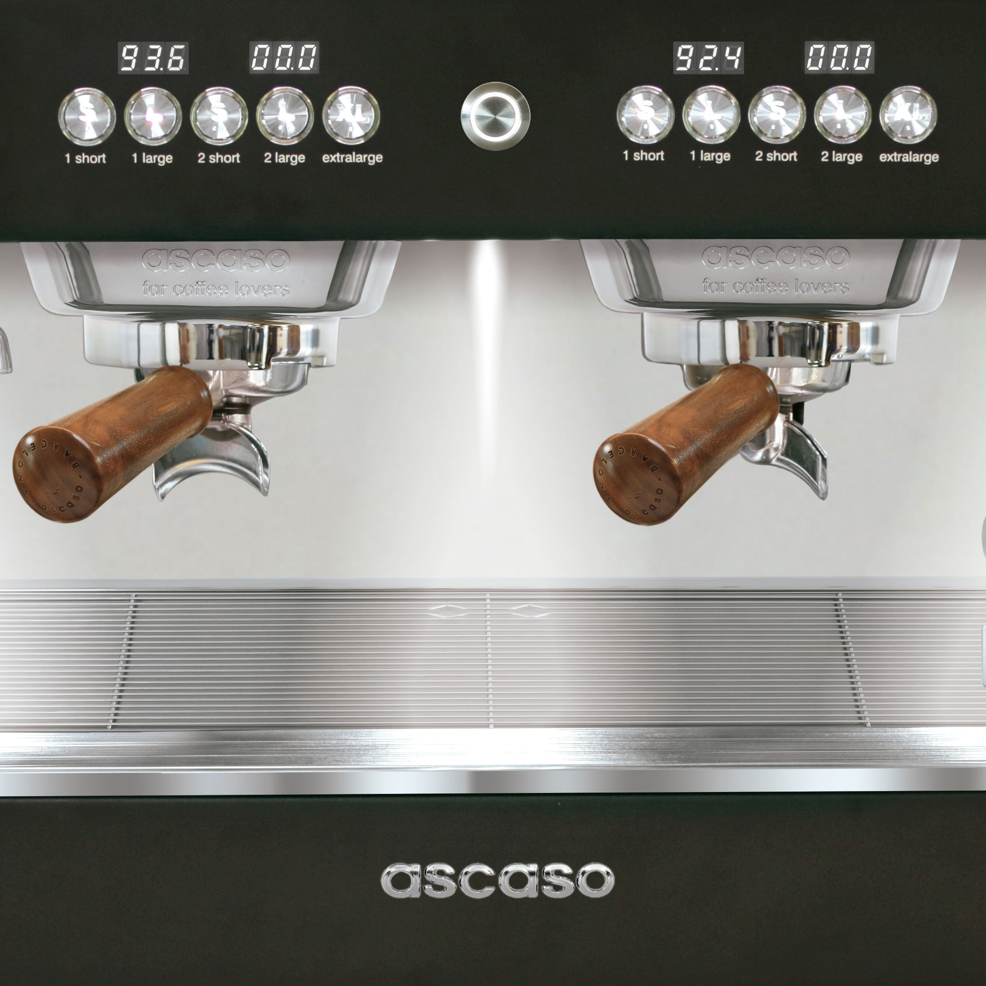 ascaso barista t plus 3 group black espresso machine