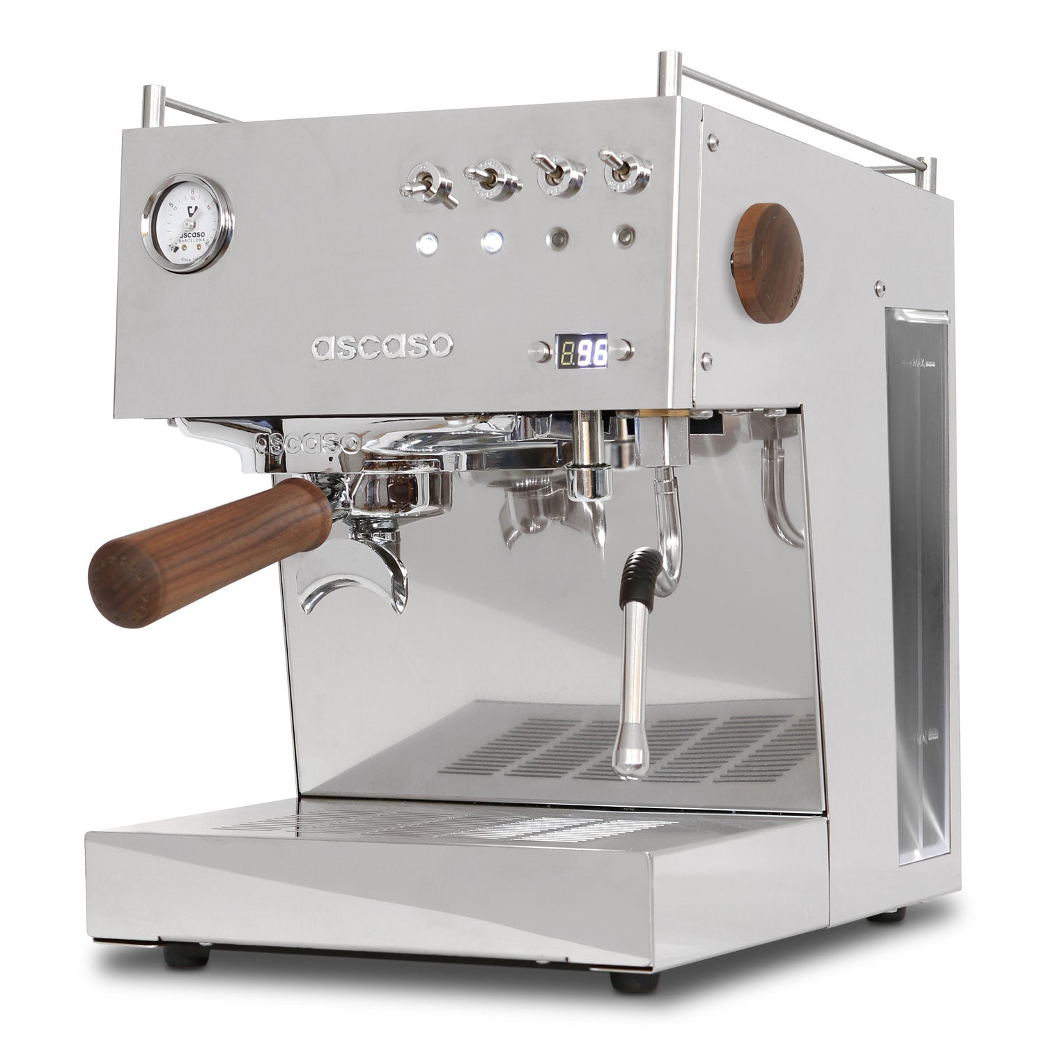 Steel DUO PID, Programmable Espresso Machine w/ Volumetric Controller, –  AscasoUSA