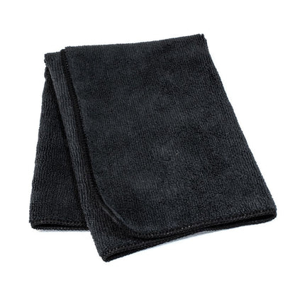 Microfiber Black Cloth Towel 16" x 16"