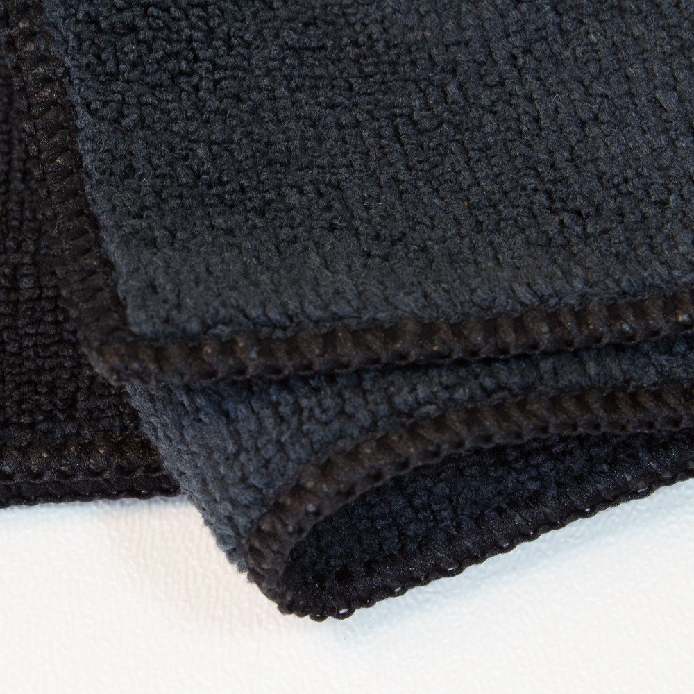 Microfiber Black Cloth Towel 16 x 16 – AscasoUSA