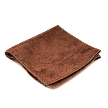 Brown Microfiber Cloth Towel 16" x 16"